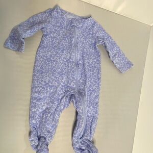 Carter's Purple Floral Kids Footie